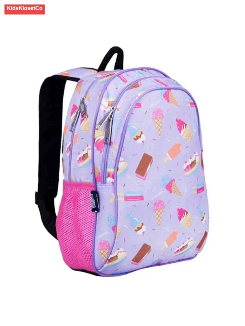 Kids 15 Inch Backpack for School, Polyester, Adjustable Padded Straps